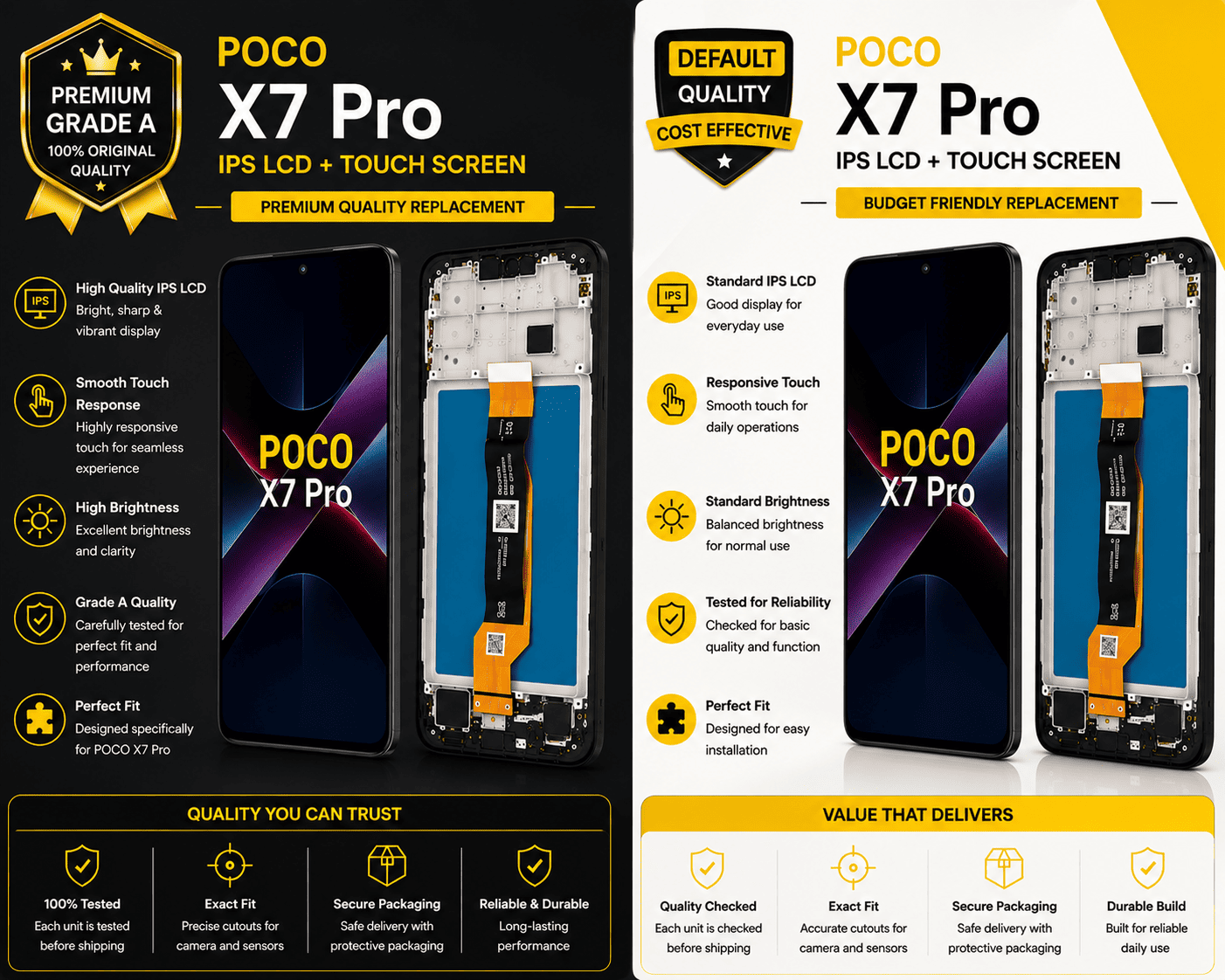 POCO X7 Pro IPS LCD + Touch Screen