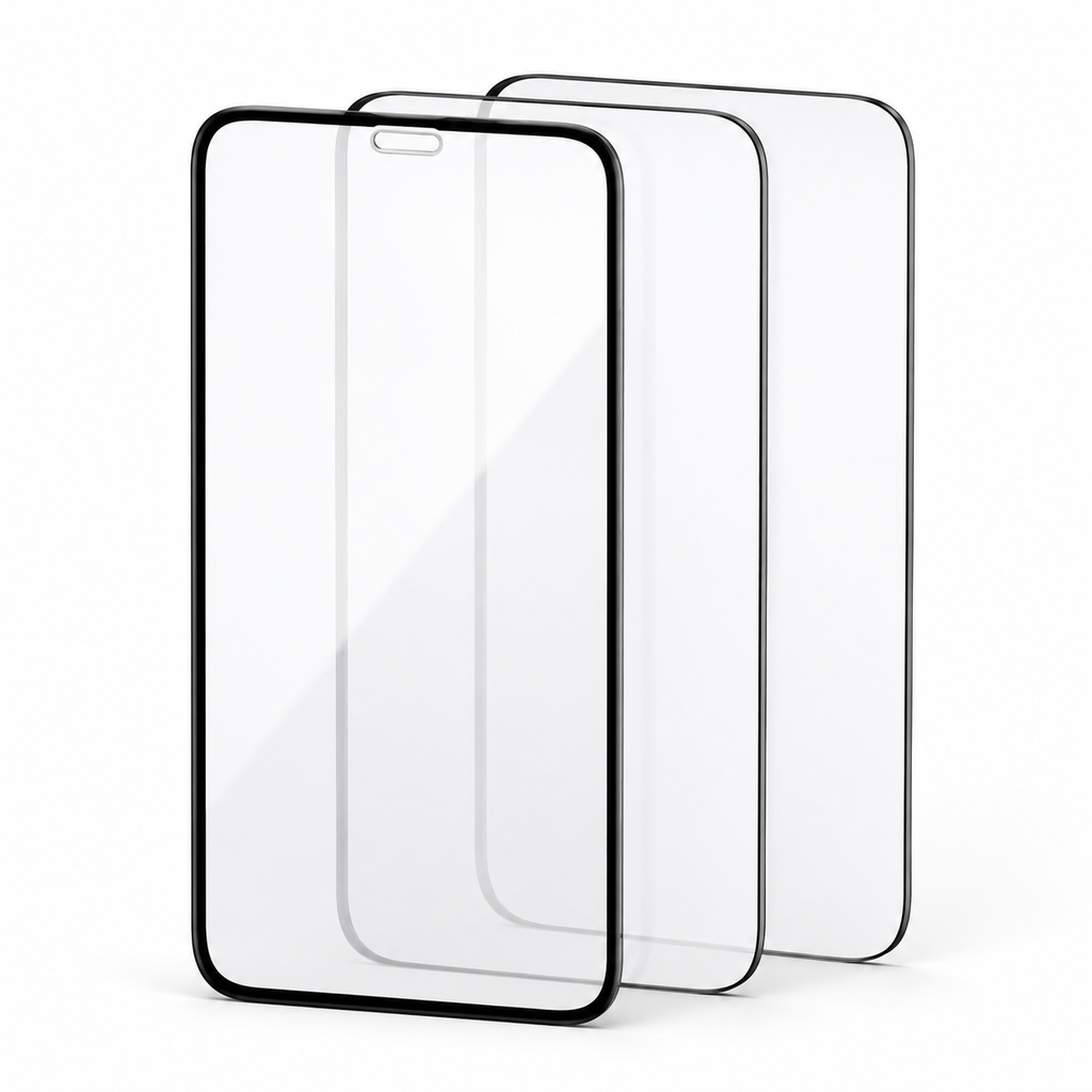 Phone Tempered Glass Screen Protector Pack (3)