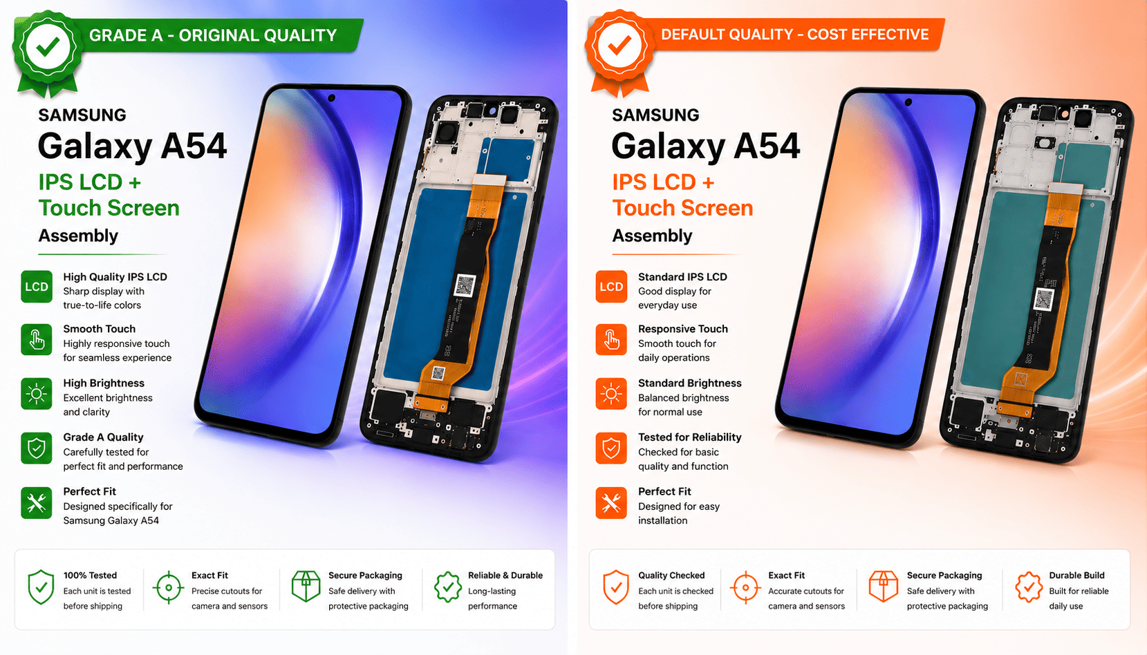 Samsung Galaxy A54 IPS LCD + Touch Assembly