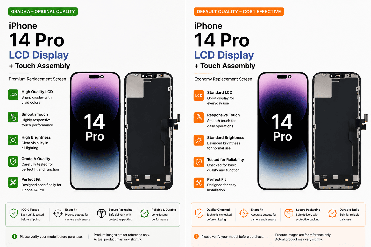 iPhone 14 Pro LCD Display + Touch Assembly
