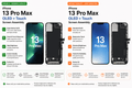iPhone 13 Pro Max OLED + Touch Screen Assembly