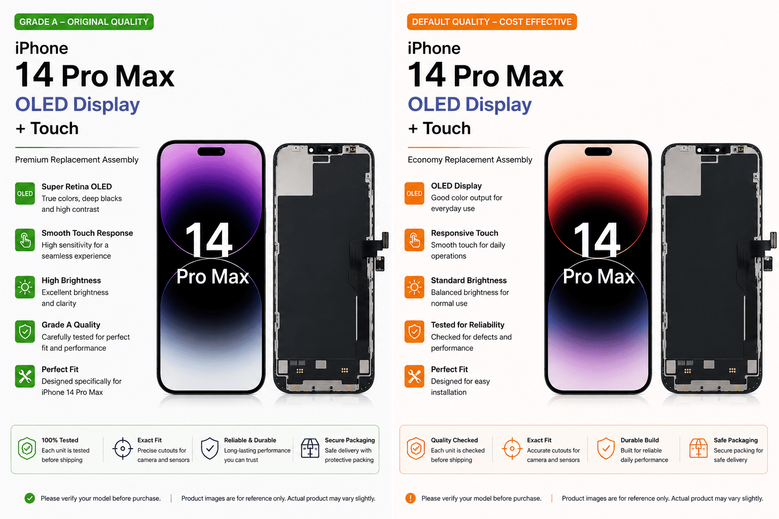iPhone 14 Pro Max OLED Display + Touch